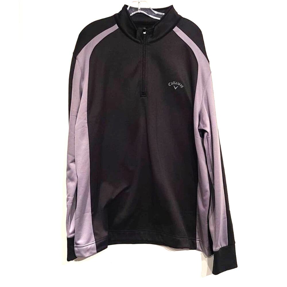 Callaway long sleeve quarter zip pullover jacket - xxl